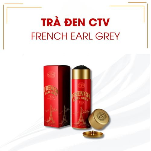 Trà Đen CTV French Earl Grey Hộp Thiếc 70g