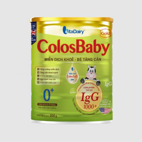 Sữa Bột ColosBaby Gold 0+ Lon 800gr (0-12 Tháng)