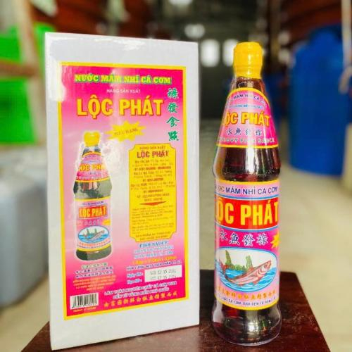 Nước Mắm Nhĩ Cá Cơm Lộc Phát - 42G/L - Hộp 2 Chai 650ml